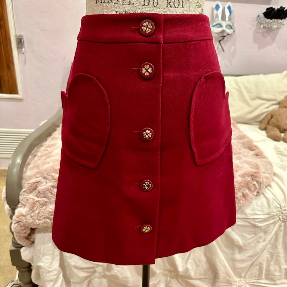 ♠️ kate spade heart pocket skirt size 4